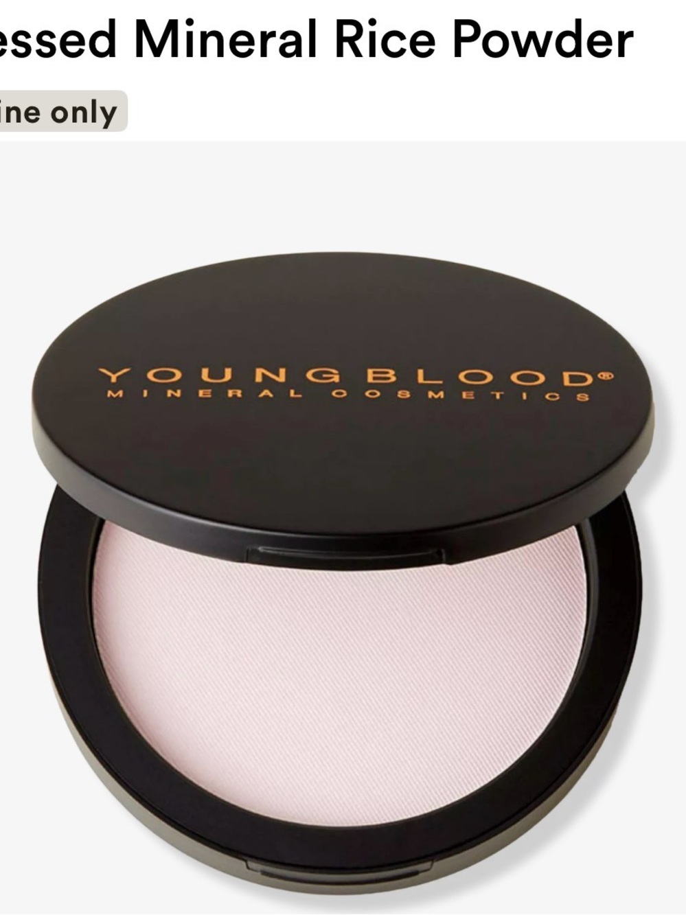 Mineral Pressed Setting Powder — Soft Pink